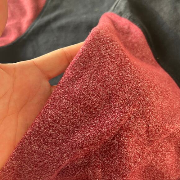 Marvel Deadpool Varsity Men’s Jacket Black Red Snap-Front Size M/L - Picture 8 of 11